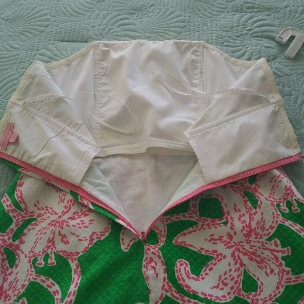 Lilly Pulitzer Amberly Dress Twinkle Starfish 10 - Picture 8 of 8